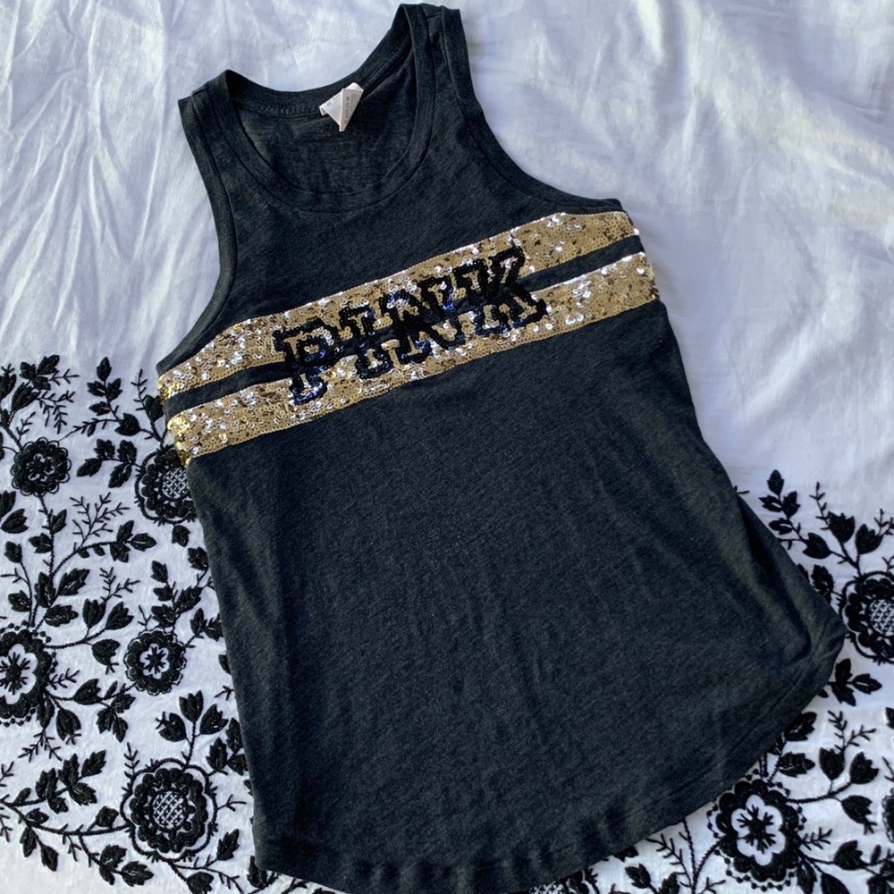 Victoria’s Section Pink Tank Top Shimmer Size XS